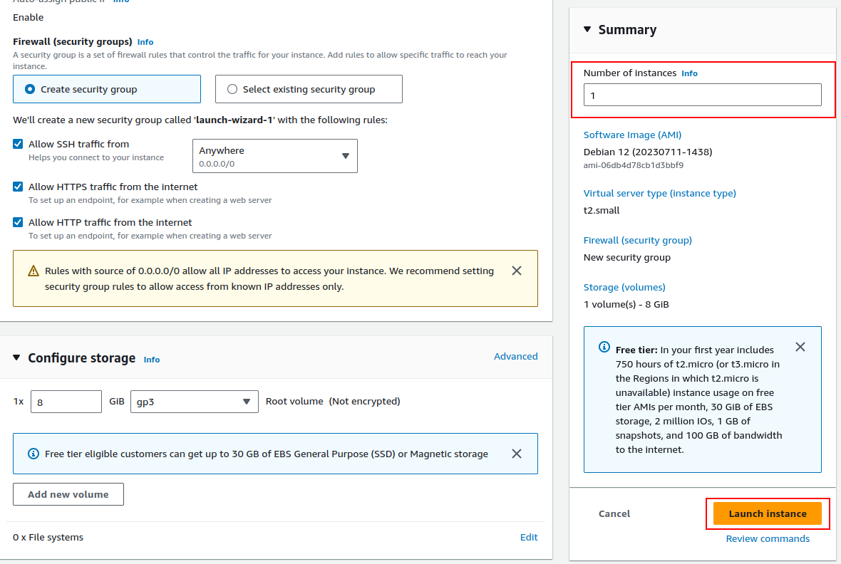 Creating EC2 Instance