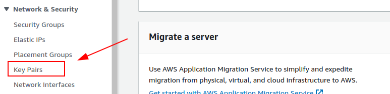 Creating Key Pair in EC2