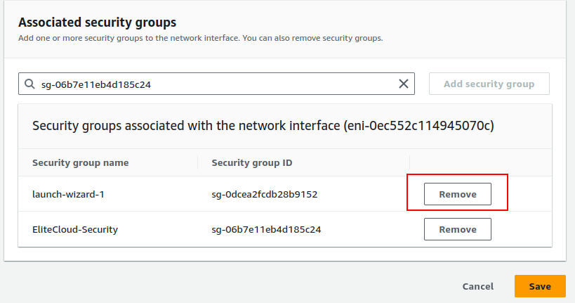 Create EC2 Security Group