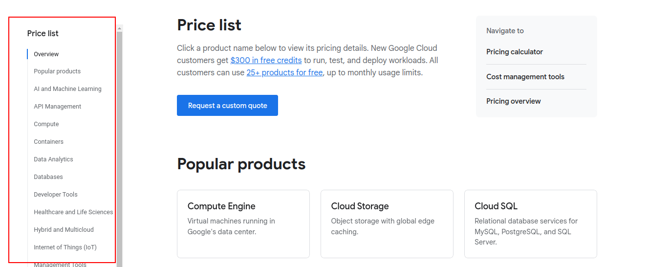 Tools for cost management