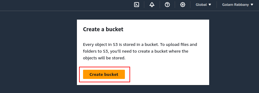 How to create Amazon S3 Bucket?