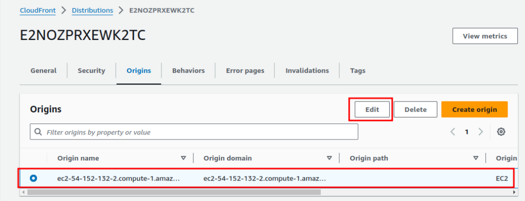 How to use CloudFront with Amazon EC2?