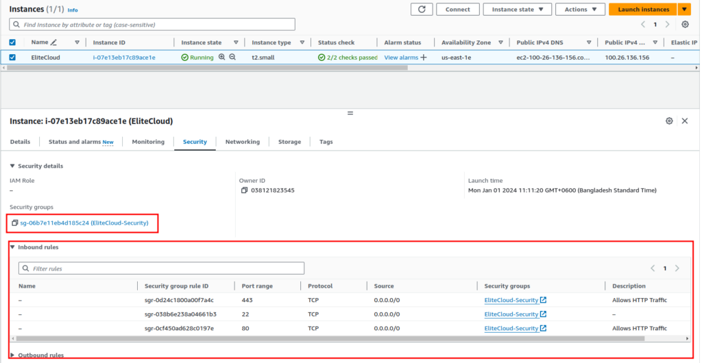 How to allow or block specific IPs on EC2 instance?